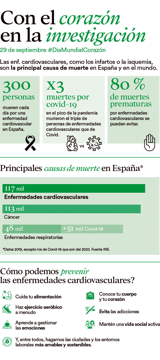 Infografía 'Con el conrazón en la investigación'